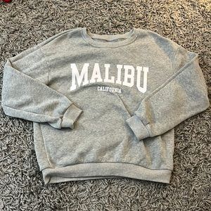 gray shein crewneck